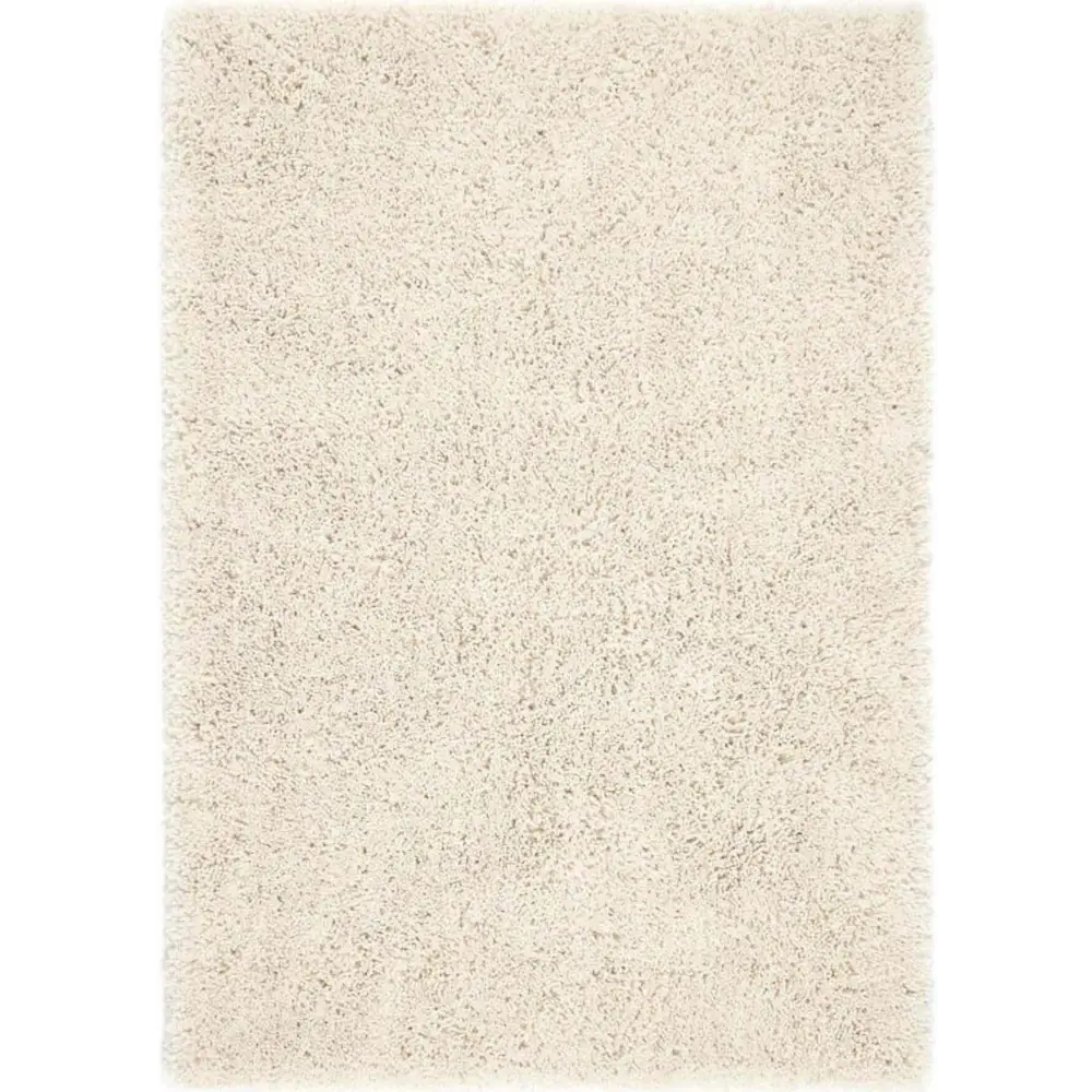 Chicago Cream Shaggy Rug - 90X150 cm - Rugs