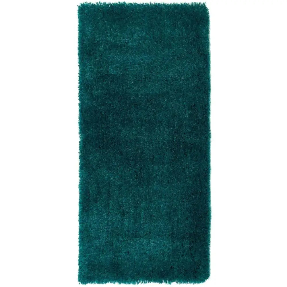 Chicago Dark Teal Shaggy Rug - 67X200 cm - Rugs