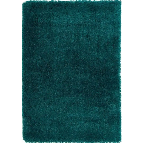Chicago Dark Teal Shaggy Rug - 90X150 cm - Rugs