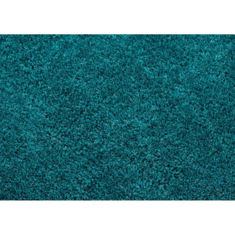 Chicago Dark Teal Shaggy Rug - Rugs
