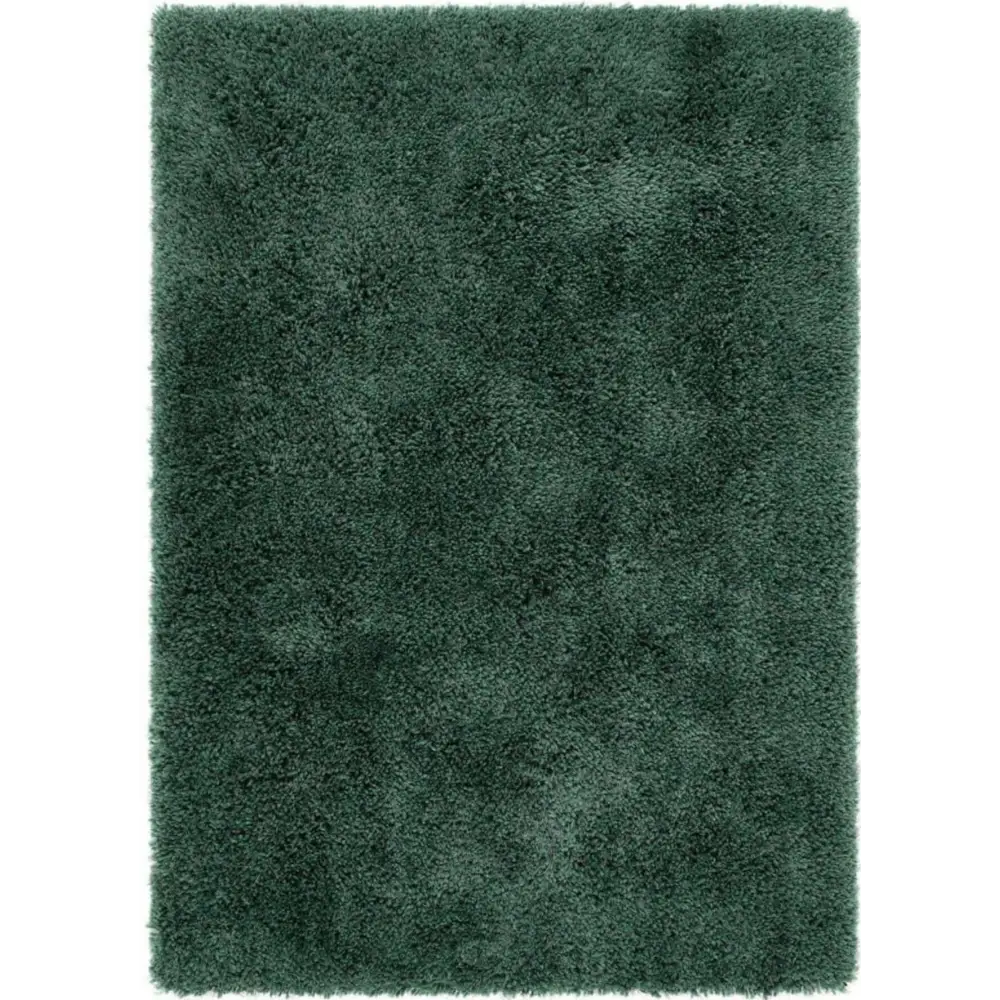 Chicago Forest Green Shaggy Rug - 90X150 cm - Rugs