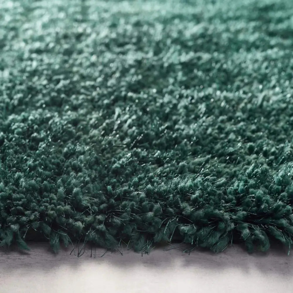 Chicago Forest Green Shaggy Rug - Rugs