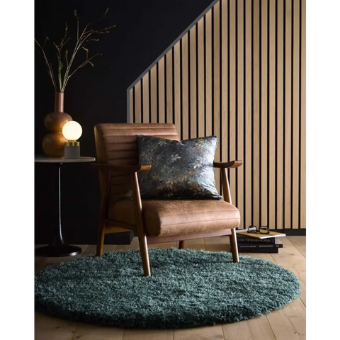 Chicago Forest Green Shaggy Rug - Rugs