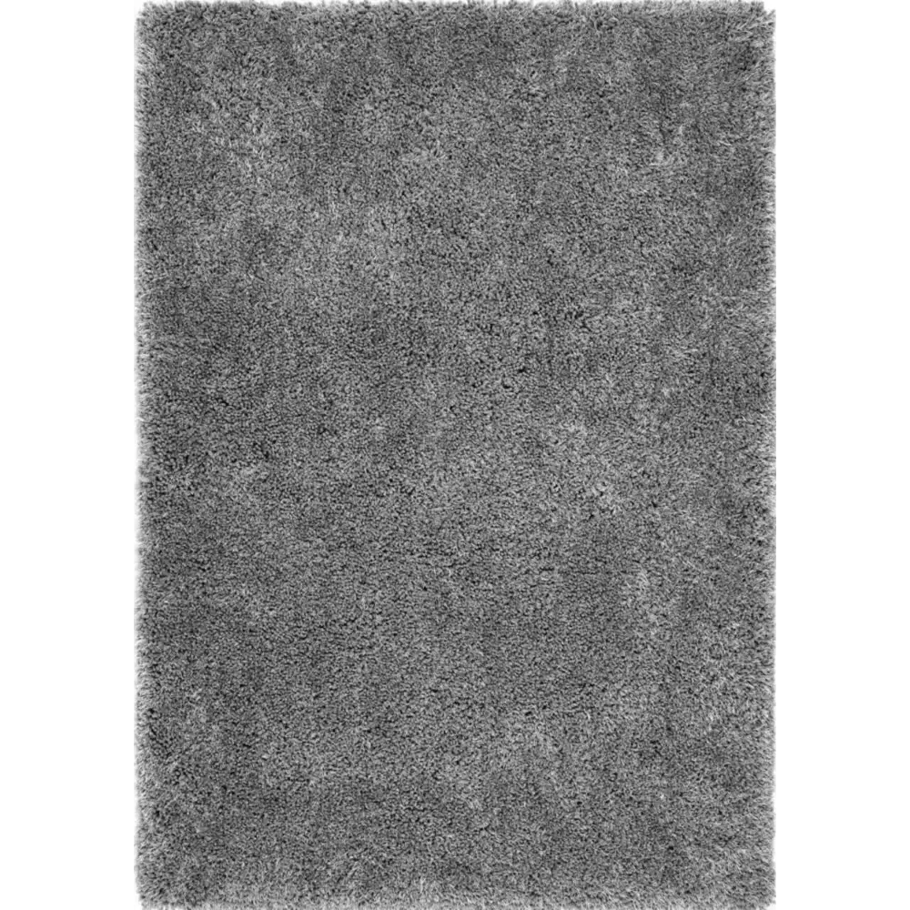 Chicago Grey Shaggy Rug - 90X150 cm - Rugs