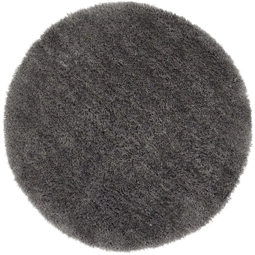 Chicago Grey Shaggy Rug - Ø 133 cm - Rugs