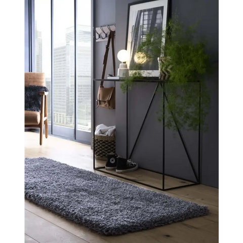 Chicago Grey Shaggy Rug - Rugs