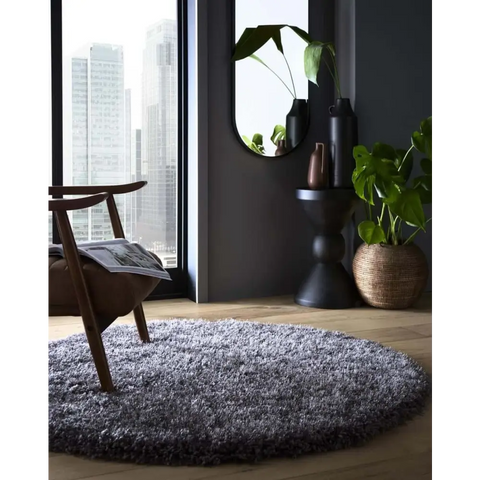 Chicago Grey Shaggy Rug - Rugs