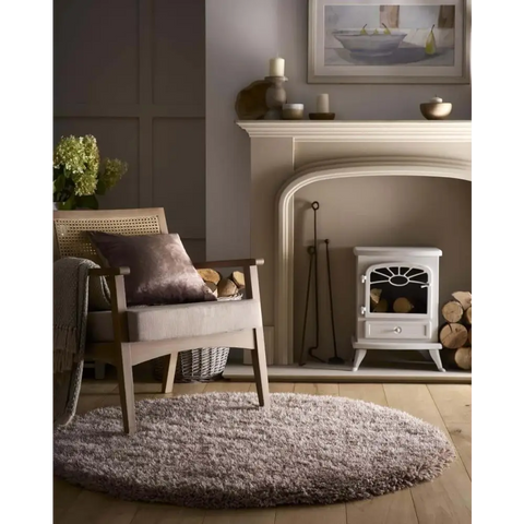 Chicago Latte Shaggy Rug - Rugs