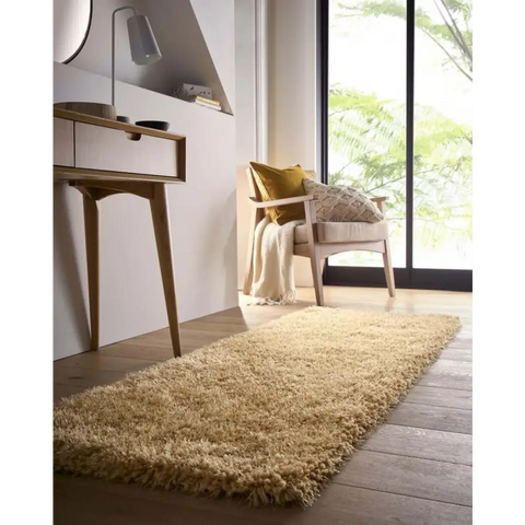 Chicago Ochre Shaggy Rug - Rugs