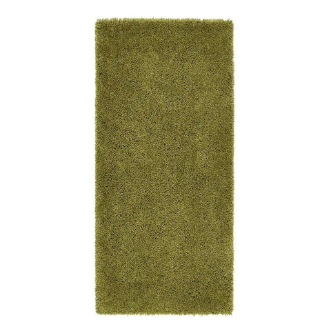 Chicago olive green shaggy rug with a plush textured surface perfect for cozy living spaces