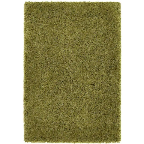 Chicago Olive Green Shaggy Rug - 90X150 cm - Rugs