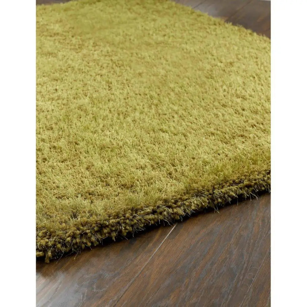 Chicago Olive Green Shaggy Rug - Rugs