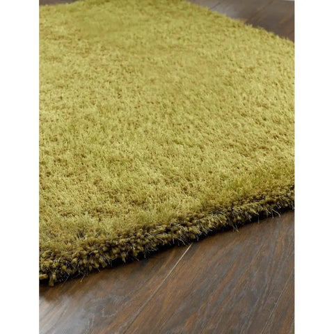 Chicago Olive Green Shaggy Rug - Rugs