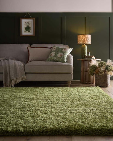 Vibrant olive green shaggy rug with thick texture perfect for cozy living spaces chicago olive green shaggy rug