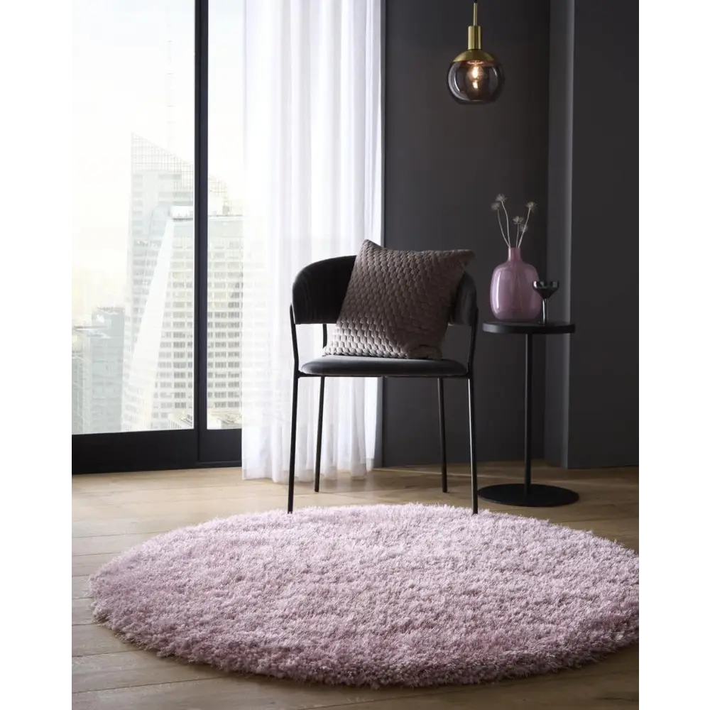 Chicago Pink Shaggy Rug - Rugs