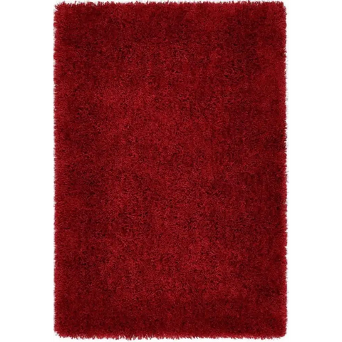 Chicago Red Shaggy Rug - 90X150 cm - Rugs