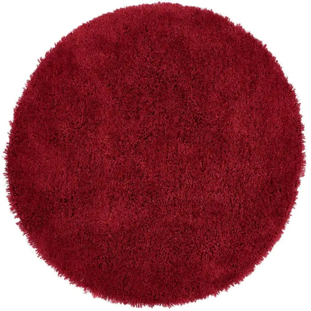 Chicago Red Shaggy Rug - Ø 133 cm - Rugs
