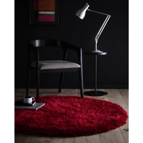 Chicago Red Shaggy Rug - Rugs