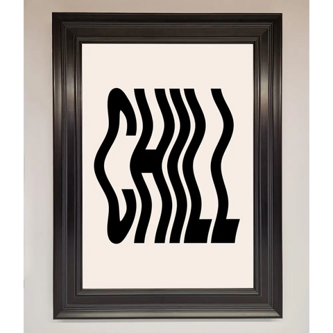 Chill Beige Framed Poster - A3 (29.7 x 42 cm) / Matt Black - Framed Print