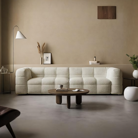Chrissie Marshmallow Two Seater, Three Seater, Four Seater Sofa, Boucle