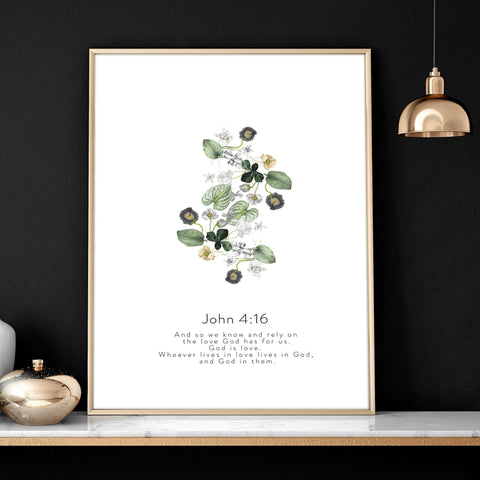 Living room wall prints | set of 3 Christian wall art prints