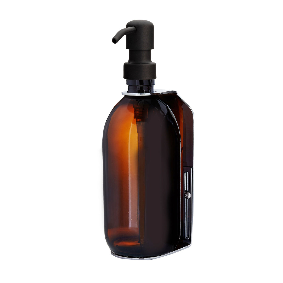 Chrome Single Wall Mounted Soap Dispenser