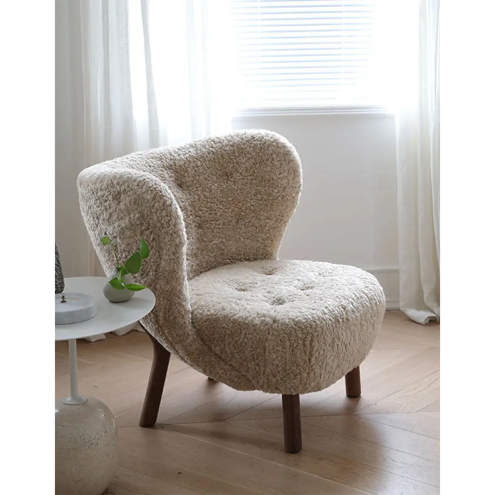 Classical Little Fitz Lounge Chair, Short Hair｜ DC Concept