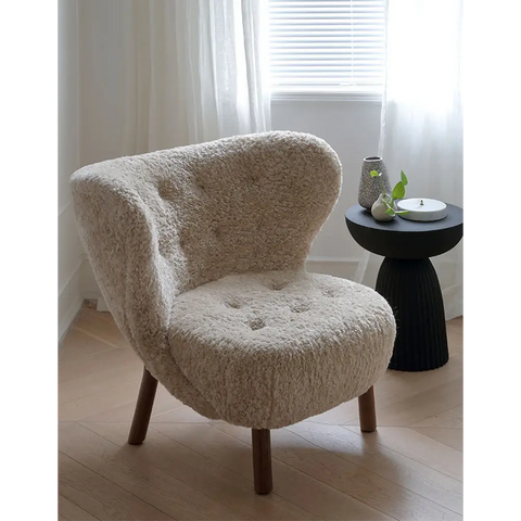 Classical Little Fitz Lounge Chair, Short Hair｜ DC Concept