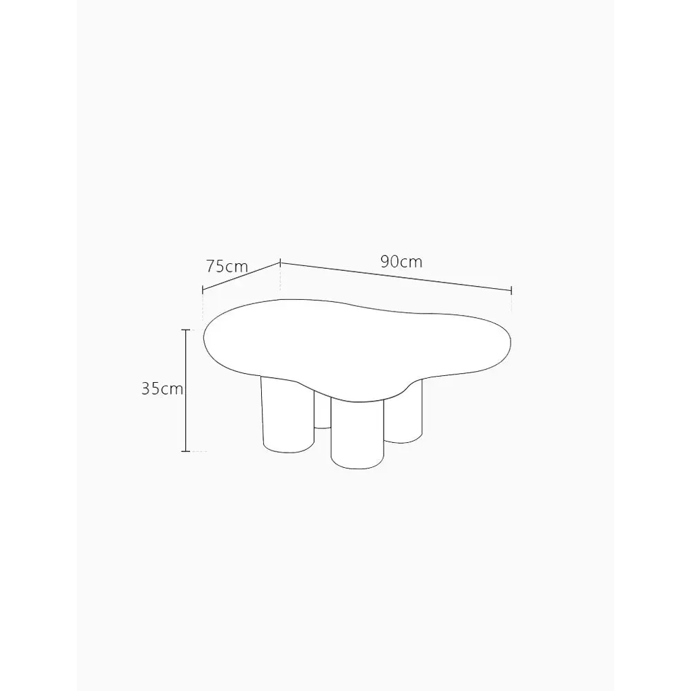 Stylish Cloud Shape Coffee Table｜ DC Concept