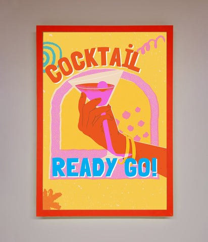 Cocktail Ready Go Framed Poster