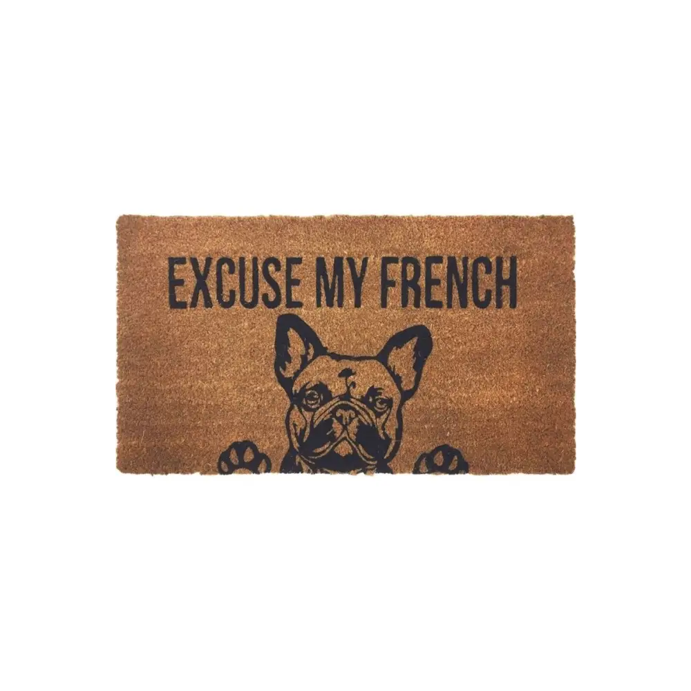Coir Animal Mats 40x70 cm | 141 - EXCUSE MY FRENCH - Doormat