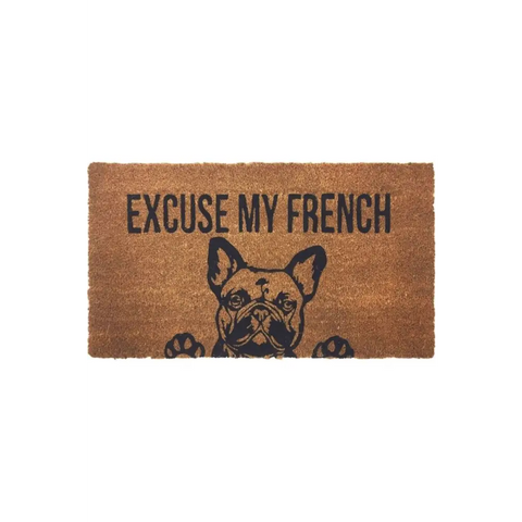 Coir Animal Mats 40x70 cm | 141 - EXCUSE MY FRENCH - Doormat