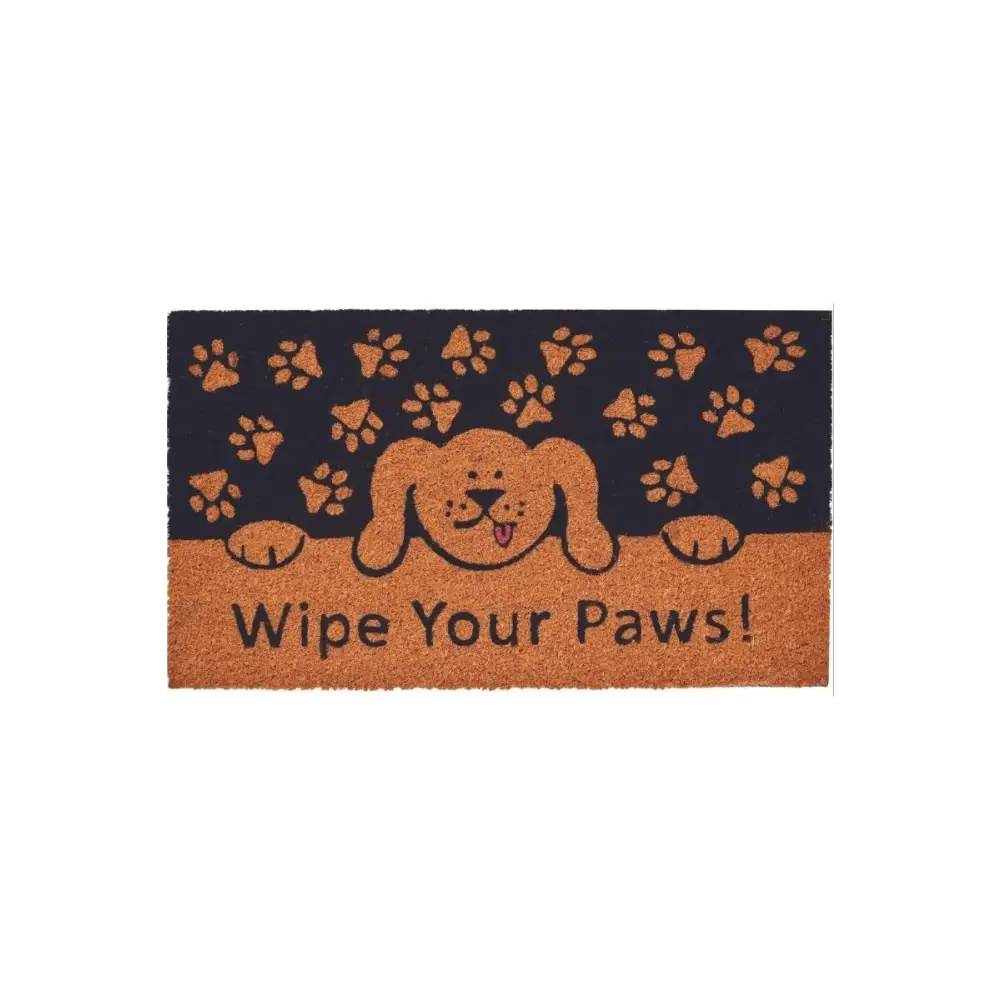 Coir Animal Mats 40x70 cm | 141 - WIPE YOUR PAWS - Doormat