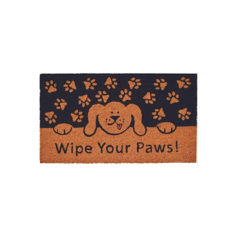 Coir Animal Mats 40x70 cm | 141 - WIPE YOUR PAWS - Doormat