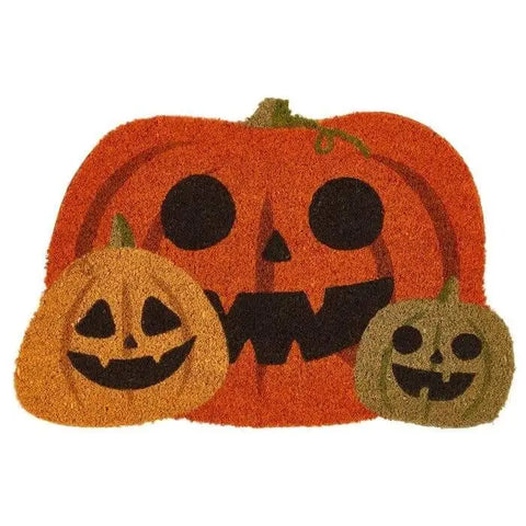 Coir Doormat Christmas & Halloween Design - Pumpkins / 40X60 cm - Doormat