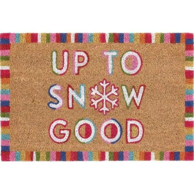 Coir Doormat Christmas & Halloween Design - Snow Good / 40X60 cm - Doormat