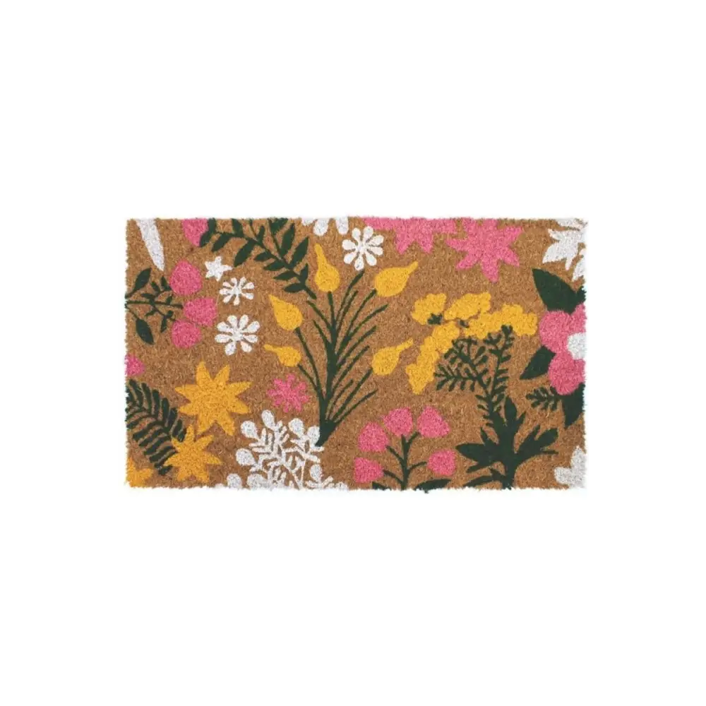 Coir Doormat Gainsborough 40x70 cm - Cottage Flowers - Doormat