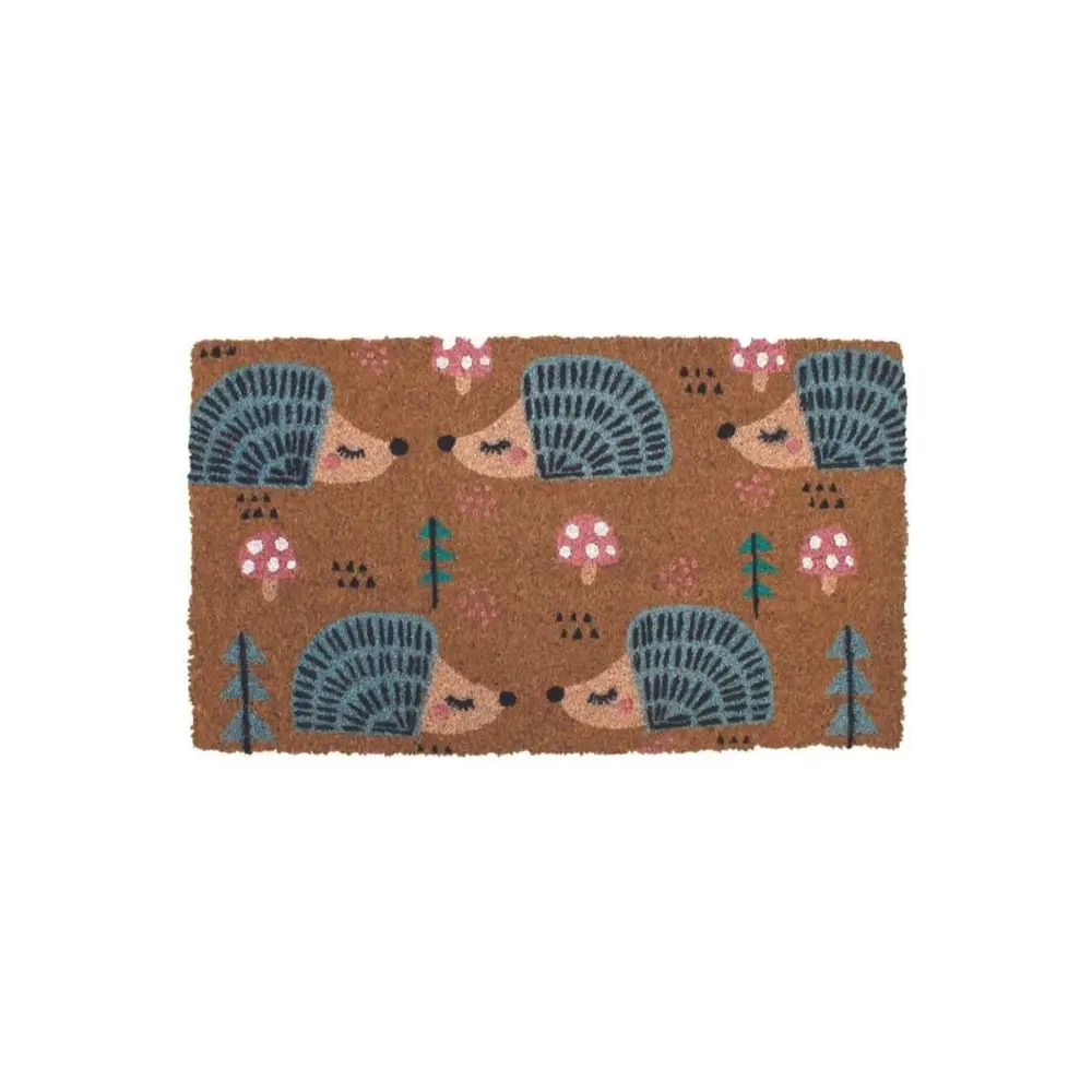 Coir Doormat Gainsborough 40x70 cm - Hedgehogs - Doormat