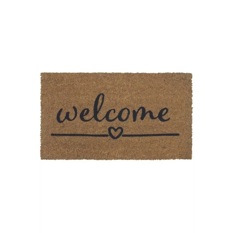 Coir Doormat Gainsborough 40x70 cm - Welcome Heart - Doormat