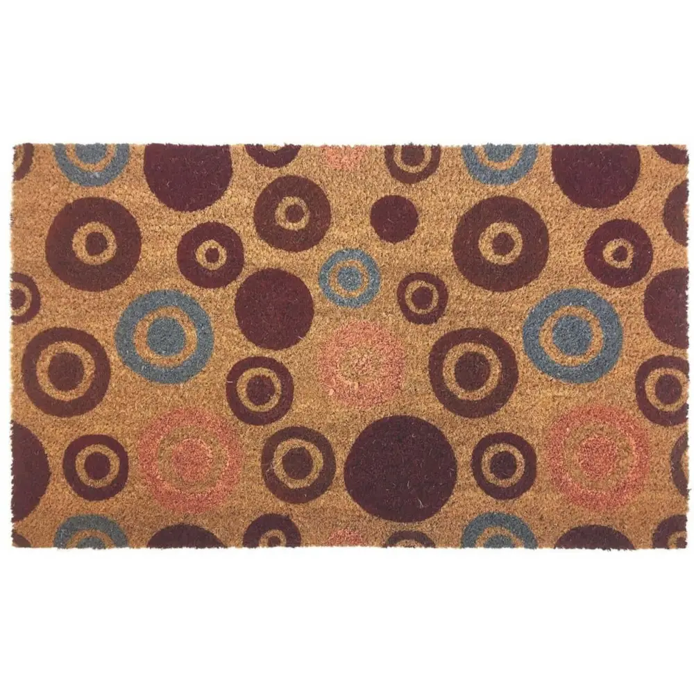 Coir Doormat Gainsborough 45x75 cm - Circles - Doormat