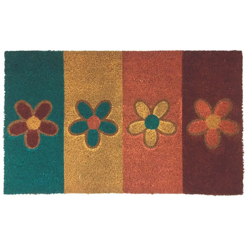 Coir Doormat Gainsborough 45x75 cm - Daisies - Doormat