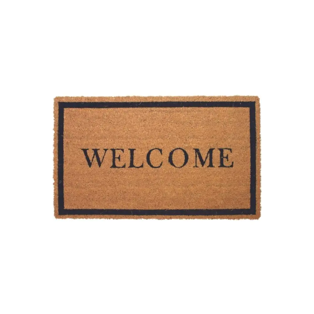 Coir Doormats Design Mats 45X75 cm | 134 - WELCOME BORDER - Doormat