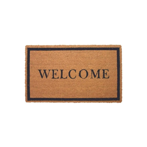 Coir Doormats Design Mats 45X75 cm | 134 - WELCOME BORDER - Doormat