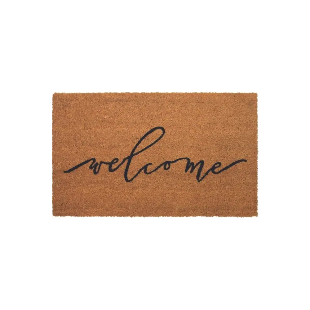 Coir Doormats Design Mats 45X75 cm | 134 - WELCOME SCROLL - Doormat