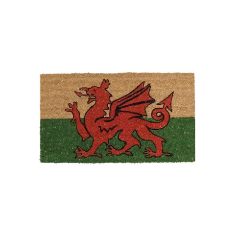 Coir Doormats Flag Designs 40X70 cm | 133 - Red Dragon - Doormat