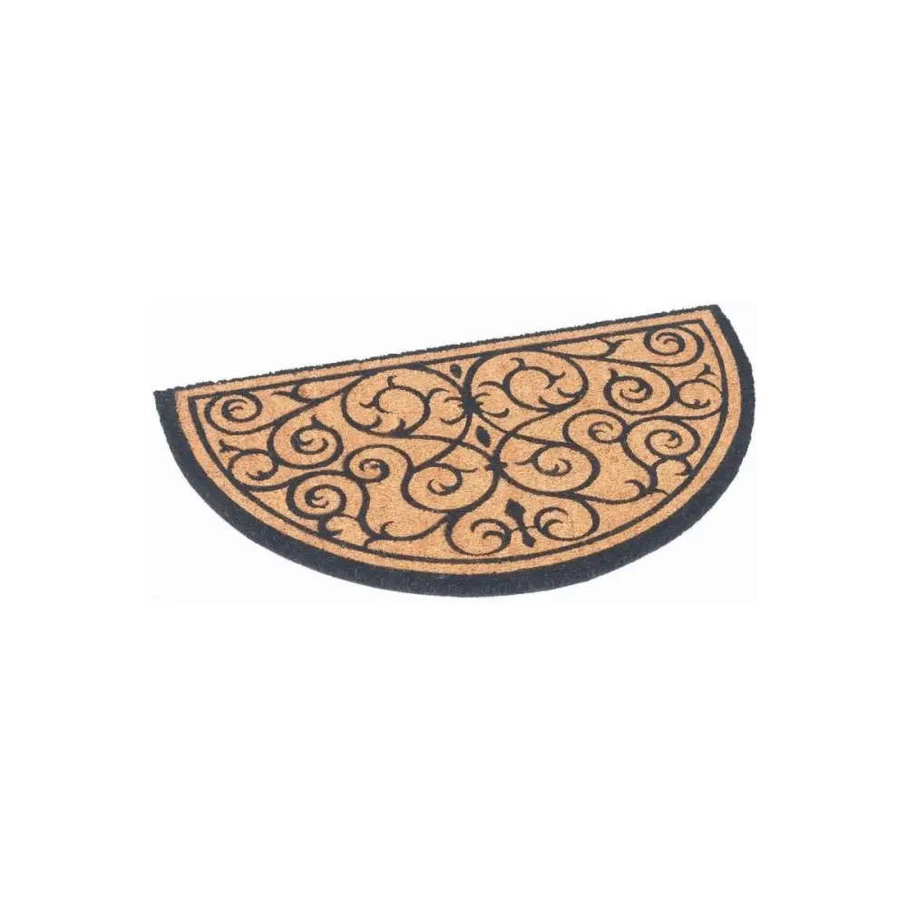 Coir Half Moon & Rectangle Mat 45x75 cm | 131 - Half Moon - Doormat