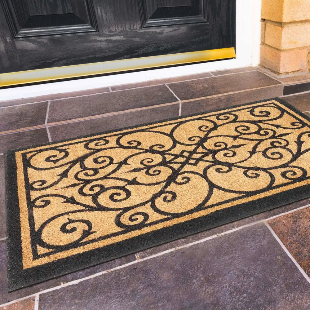 Coir Half Moon & Rectangle Mat 45x75 cm | 131 - Doormat
