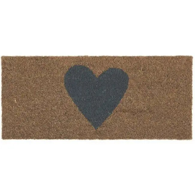 Coir Inserts (23x53cm) and Surrounds (45x75cm) - Heart - Doormat