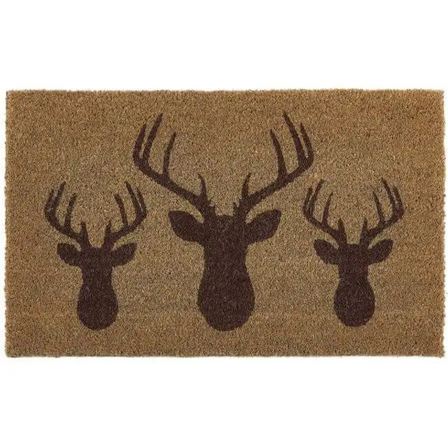Coir Inserts (23x53cm) and Surrounds (45x75cm) - Stags Head - Doormat