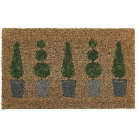 Coir Inserts (23x53cm) and Surrounds (45x75cm) - Topiary - Doormat